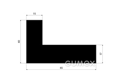GUMMIPROFILE L-FORM - EPDM